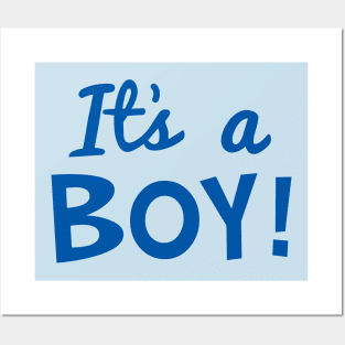 "It’s a Boy!" Baby Announcement Posters and Art